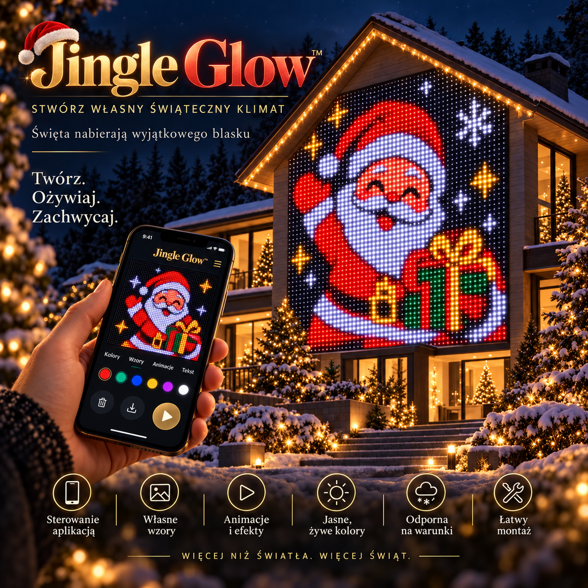 Jingle Glow™ – Magia Świąt w Twoim Domu